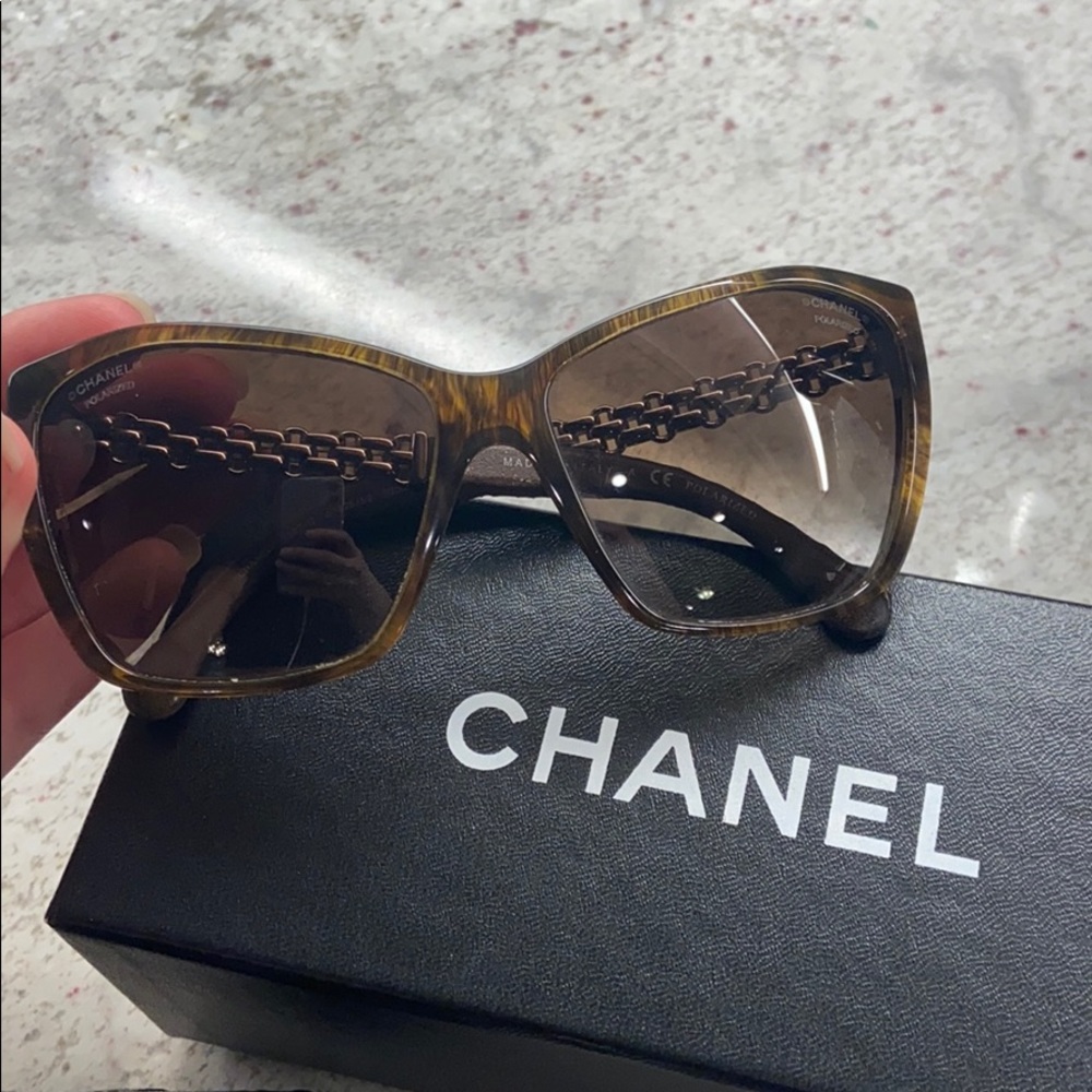 Authentic Chanel Polarized Sunglasses